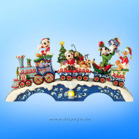 Disney Traditions - Mickey & Friends LED Musical Train (Christmas Cheer on Track) figurine by Jim Shore 6014996 Disney Traditions - Mickey & Friends LED Musical Train (Christmas Cheer on Track) figurine by Jim Shore 6014996