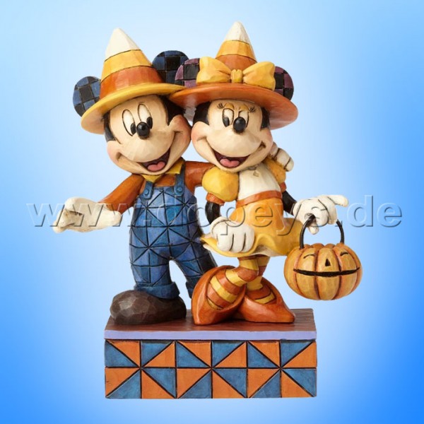 Disney Traditions / Jim Shore Figur von Enesco "Countdown To Candy (Zuckermais Mickey und Minnie)" 4057948.