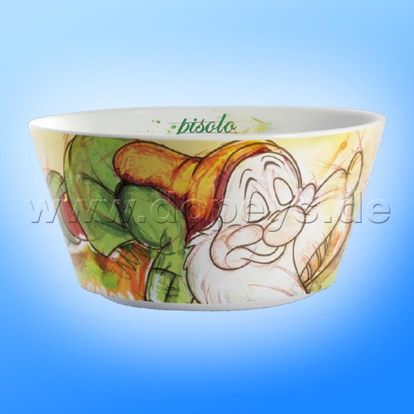 Disney Müslischale / Müslischüssel "Schlafmütze" im italienischen Design, 52 cl