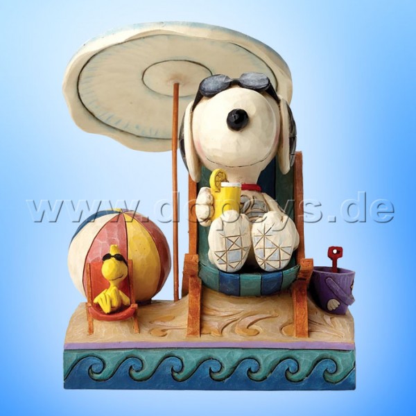 Peanuts / Jim Shore Figur von Enesco."Beach Buddies (Snoopy &amp; Woodstock)" 4049418.