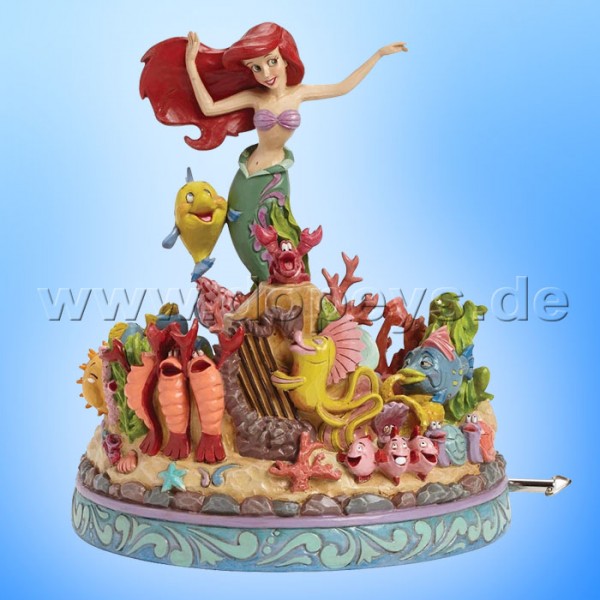 Disney Traditions / Jim Shore Figur von Enesco. "Under the Sea (Arielle, die Meerjungfrau Spieluhr)" 4039073.