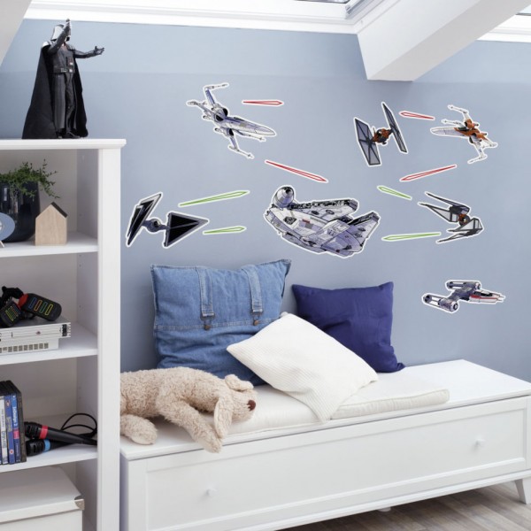 Star Wars Wandsticker / Wandaufkleber "Star Wars Spaceship" 50cm x 70cm