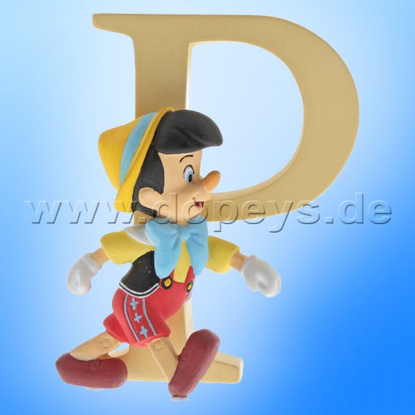 Enchanting Disney Collection - Buchstabe "P" - Pinocchio Figur von Enesco A29561