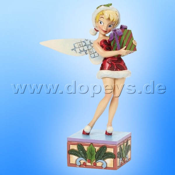 Disney Traditions / Jim Shore Figur von Enesco "Holiday Wishes (Tinker Bell)" 4041808.