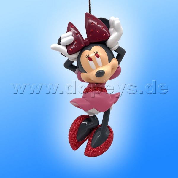 Kurt S. Adler - Disney "Minnie's Schleife" Minnie Maus - Weihnachtsbaumanhänger / Ornament DN32007