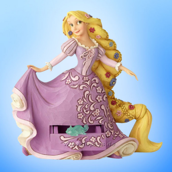 Disney Traditions / Jim Shore Figur von Enesco "Rapunzel’s Secret Charm (Rapunzel mit Schmuckkasten)" A29504