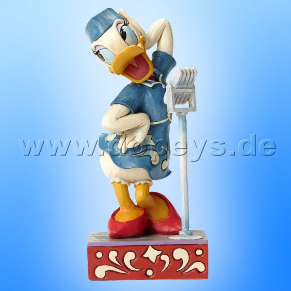 Disney Traditions / Jim Shore Figur von Enesco. "Swinging Melody (Sängerin Daisy Duck)" 4050386.