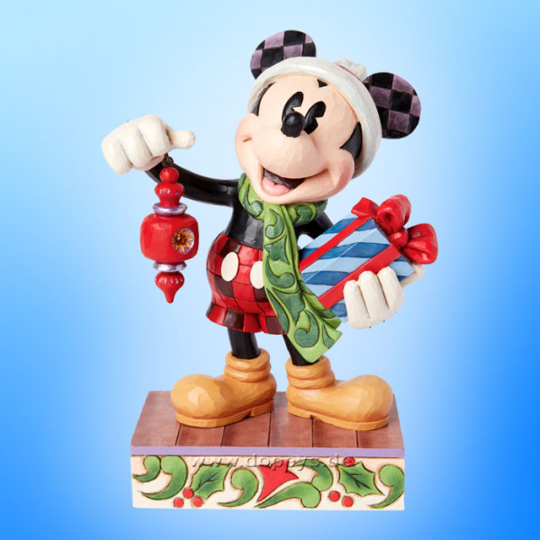 Disney Traditions - Mickey Mouse Christmas Limited Edition 2024 (Christmas Magic) figurine by Jim Shore 6015737