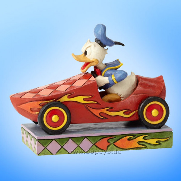 Disney Traditions / Jim Shore Figur von Enesco "Road Rage (Donald beim Seifenkistenrennen)" 6000975