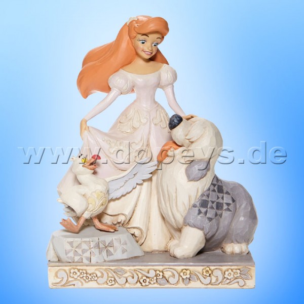 Disney Traditions - Spirited Siren (Arielle mit Max & Scuttle White Woodland) von Jim Shore 6008066