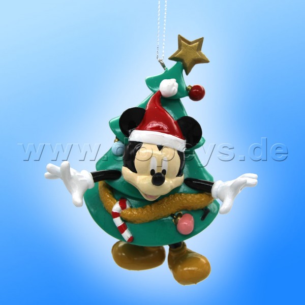 Kurt S. Adler - Disney "Happy Tree Mouse" Mickey Mouse as Christmas Tree Hanging Ornament DN37053