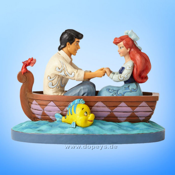 Disney Traditions / Jim Shore Figur von Enesco "Waiting For A Kiss (Arielle und Prinz Eric)" 4055414.