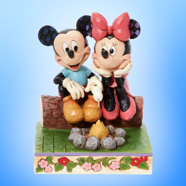 Disney Traditions Figur - Mickey & Minnie am Lagerfeuer (Sweetheart Campfire) von Jim Shore 6011938