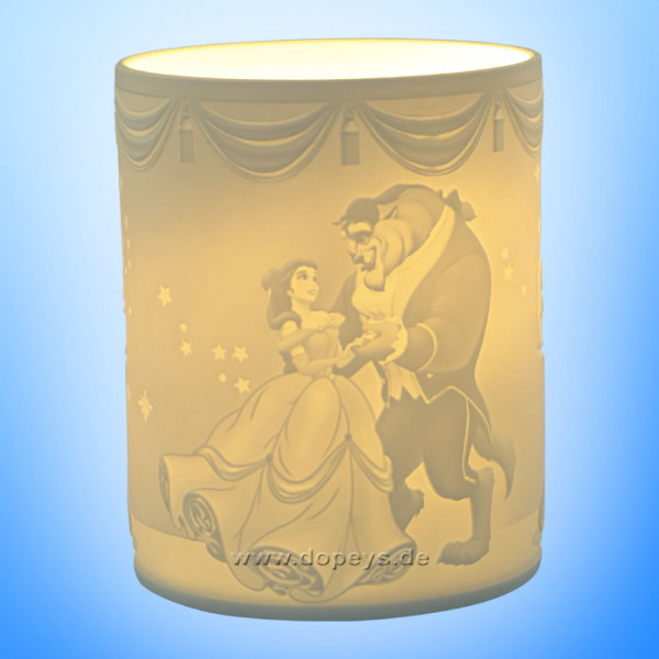 Enchanting Disney Collections - Beauty Within (Beauty and The Beast Tea Light Holder) A31085