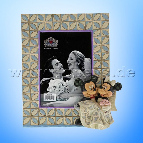 Mickey & Minnie Maus Hochzeits-Bilderrahmen von Disney Traditions / Jim Shore - Enesco 6001368