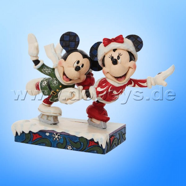 Disney Traditions - Skating Sweethearts (Mickey & Minnie beim Schlittschuhlaufen) von Jim Shore 6010871