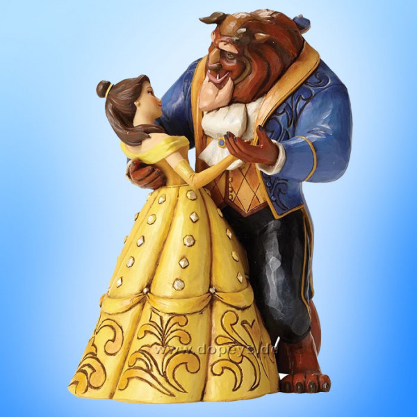 Disney Traditions / Jim Shore Figur von Enesco."Moonlight Waltz (Belle & Beast Tanzpaar 25 Jahre Jubiläumsfigur)" 4049619.