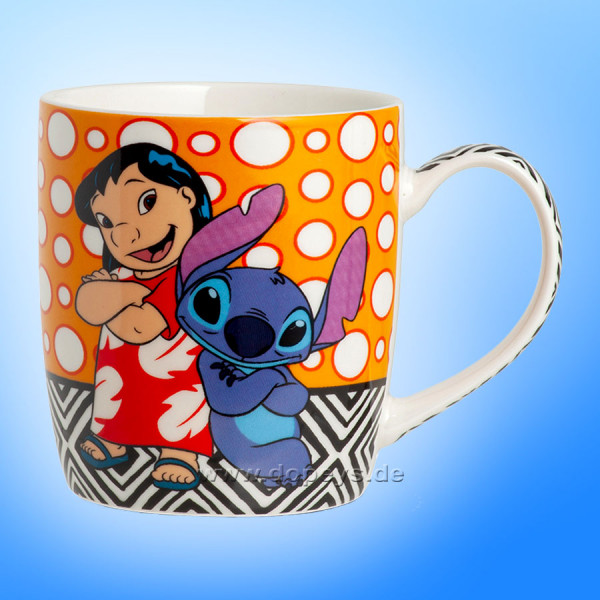 Disney Kaffeetasse / Kaffeebecher - Tales "Lilo & Stitch" im italienischen Design 102011