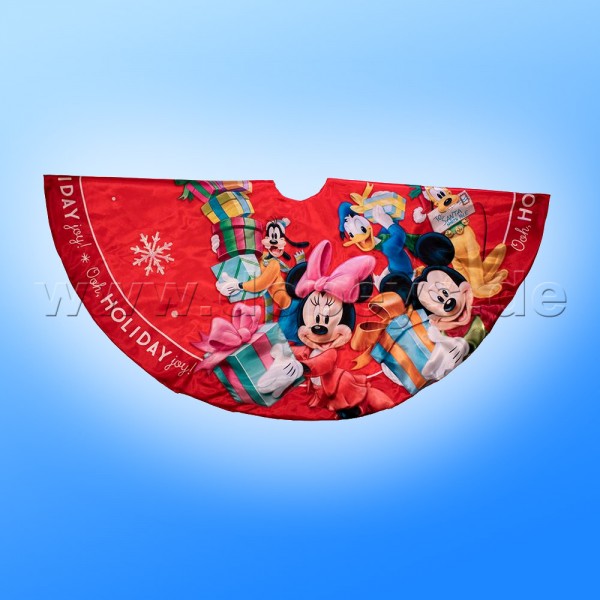 Kurt S. Adler - Disney Weihnachtsbaumdecke / Christbaumrock "Ooh, Holiday Joy!" Mickey & Freunde DN7198