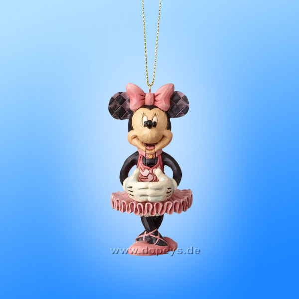 Disney Traditions / Jim Shore Figur von Enesco. "Minnie Maus Nussknacker Ornament Baumanhänger" A29382