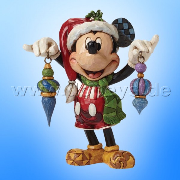 Disney Traditions / Jim Shore Figur von Enesco."Deck The Halls (Mickey Maus)" 4046064.