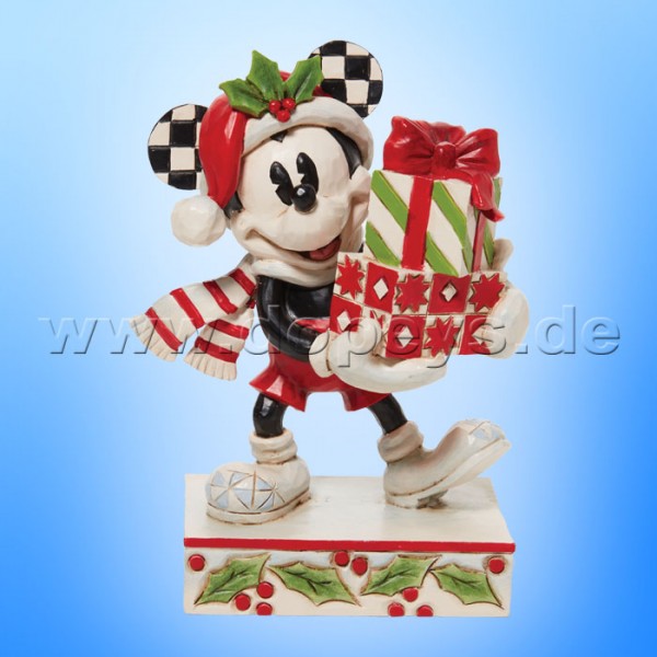 Disney Traditions -  (Mickey mit einem Stapel Geschenken) von Jim Shore 6010869