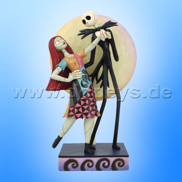 Disney Traditions - A Dance by Moonlight (Jack & Sally im Mondlicht) beleuchtet von Jim Shore 6008992