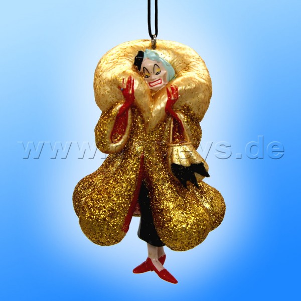 Kurt S. Adler - Disney "101 Christmas Days" Bösewicht Cruella de Vil - Weihnachtsbaumanhänger / Ornament DN41005