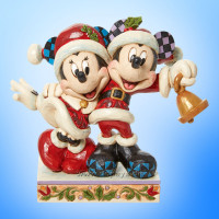 Disney Traditions - Mickey & Minnie Mouse as Santa (Jingle Bell) figurine by Jim Shore 6013058 Disney Traditions - Mickey & Minnie Mouse as Santa (Jingle Bell) figurine by Jim Shore 6013058