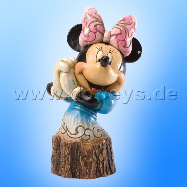 Disney Traditions / Jim Shore Figur von Enesco "Carved by Heart Baumstamm (Minnie Maus)" 4033289.