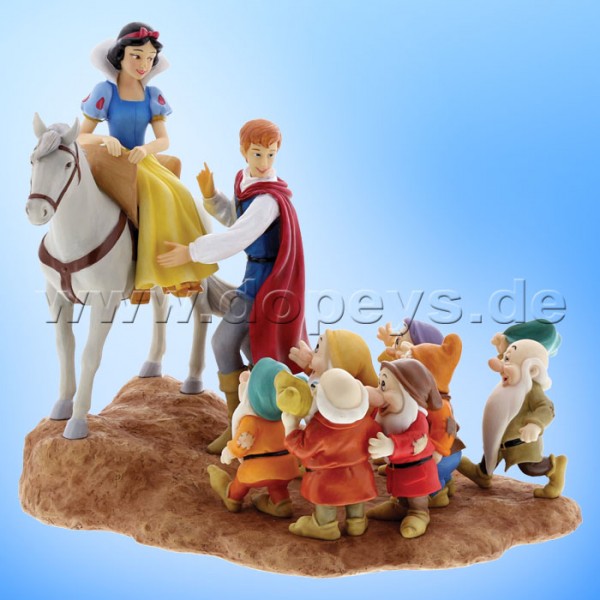 Enchanting Disney Collection from Enesco "Joyful Farewell" (Snow White, Prince and Seven Dwarfs Figurine) A28731