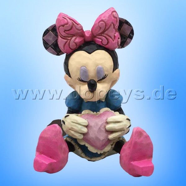 Mini Minnie Maus mit Herz Figur von Disney Traditions / Jim Shore - Enesco 4054285