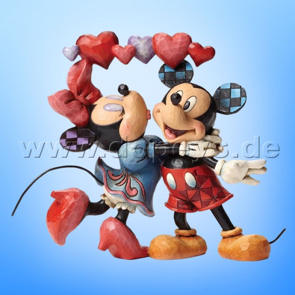 Disney Traditions / Jim Shore Figur von Enesco."Love is in the Air (Mickey & Minnie Maus)" 4046038.