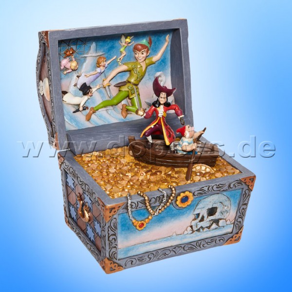 Disney Traditions - Treasure Strewn Tableau (Peter Pan Schatztruhe mit Szene) von Jim Shore 6008063