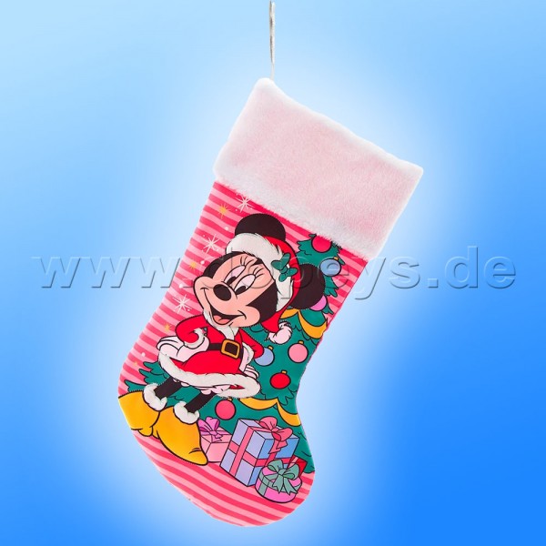 Kurt S. Adler - Disney Weihnachtsstrumpf "Minnie am Weihnachtsbaum" Minnie Maus DN7212