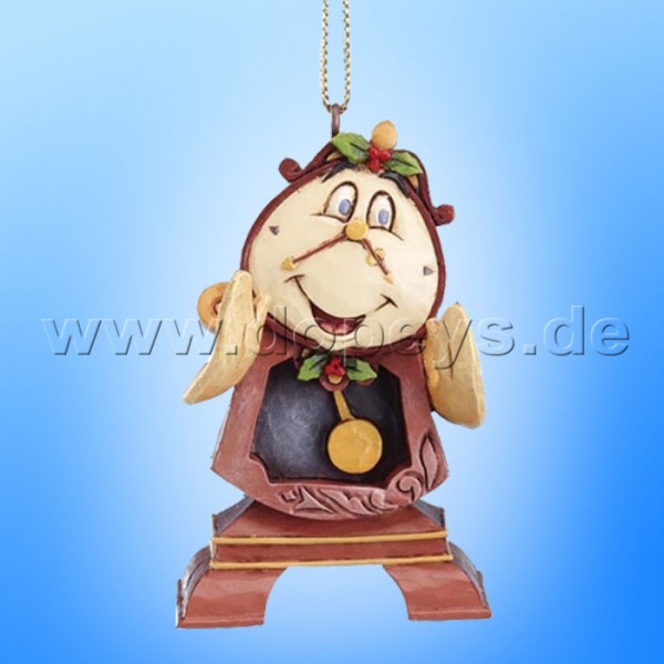 Disney Traditions A21429 Christmas Cogsworth Hanging Ornament 
