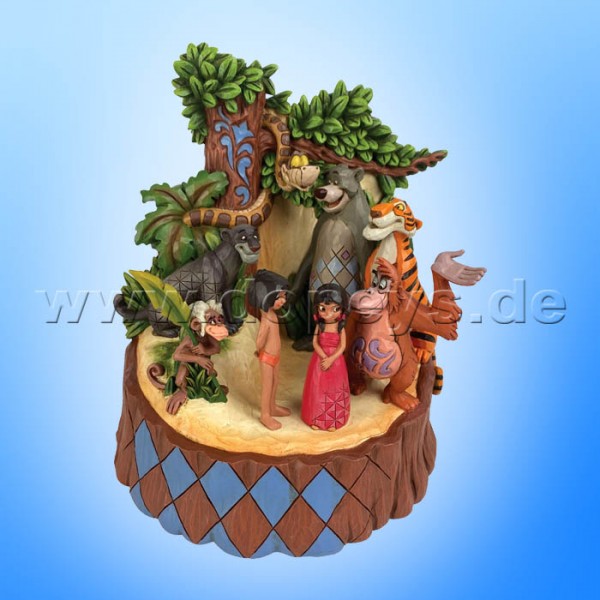 Disney Traditions - A Jungle Jubilee (Jungle Book Carved by Heart) figurine by Jim Shore 6010085