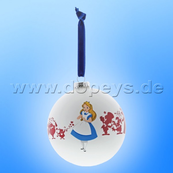 Disney Enchanting Collection - We're All Mad Here (Alice im Wunderland Weihnachtsbaumkugel / Glaskugel) A29679