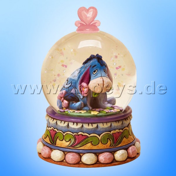 Disney Traditions / Jim Shore Figur von Enesco."Gloom to Bloom (I-Aah Schneekugel)" 4015351.