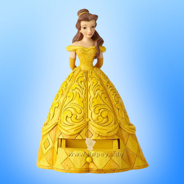 Disney Traditions / Jim Shore Figur von Enesco "Belle’s Secret Charm (Belle mit Schmuckkasten)" A29503