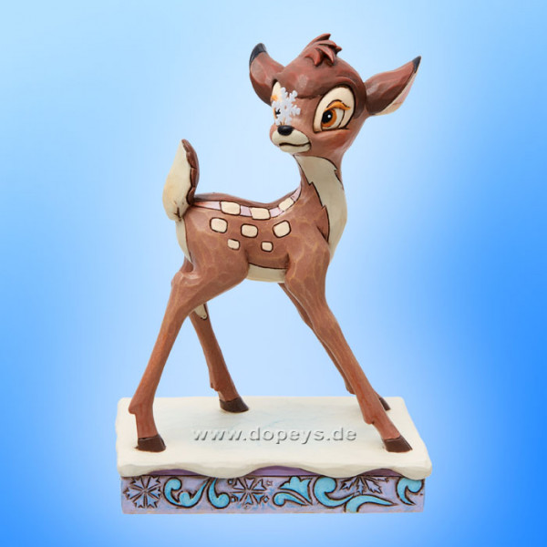 Disney Traditions - Christmas Bambi Personality Pose (Frosted Fawn) figurine by Jim Shore 6013064