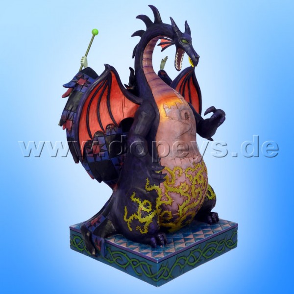 Disney Traditions / Jim Shore Figur von Enesco. "Casting the Spell (Malefiz / Drache)" 4011739.