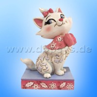 Disney Traditions - Purrfect Kitty (Christmas Marie Personality Pose) figurine by Jim Shore 6010875 Disney Traditions - Purrfect Kitty (Christmas Marie Personality Pose) figurine by Jim Shore 6010875