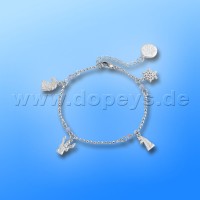 Disney Bracelet - Kids Charm (Frozen II) in White Gold from Couture Kingdom 12102611 Disney Bracelet - Kids Charm (Frozen II) in White Gold from Couture Kingdom 12102611
