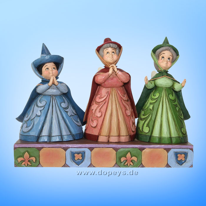 Enesco Disney Sleeping Beauty Royal Guests Three Fairies Figurine