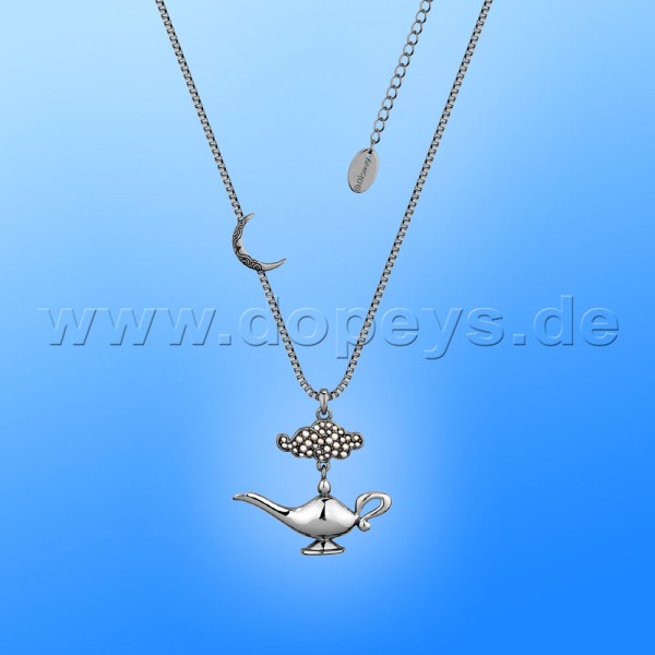 Disney Halskette - Dschinni Lampe (Aladdin) in Weißgold von Couture Kingdom 12101741
