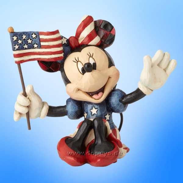 Disney Traditions - Mini Minnie Maus als Patriotin von Jim Shore 4056744