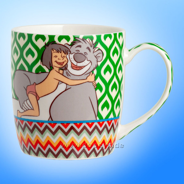 Disney Kaffeetasse / Kaffeebecher - Tales "Das Dschungelbuch" im italienischen Design 102012