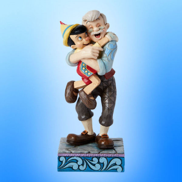 Disney Traditions - Gepetto & Pinocchio Hugging (A Father's Love) figurine by Jim Shore 6015019