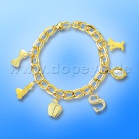 Disney Charm Bracelet - Snow White (Princess) in Gold from Couture Kingdom 12100151 Disney Charm Bracelet - Snow White (Princess) in Gold from Couture Kingdom 12100151